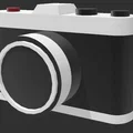 Mô hình máy ảnh 3D tối giản trang trí bàn làm việc - Thumbnail 1