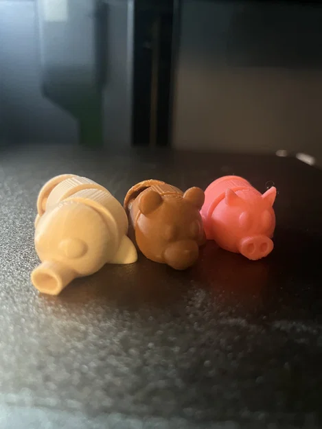 Mô hình gấu Articulated Bear và bộ sưu tập Mini Flexi in 3D - Image 2