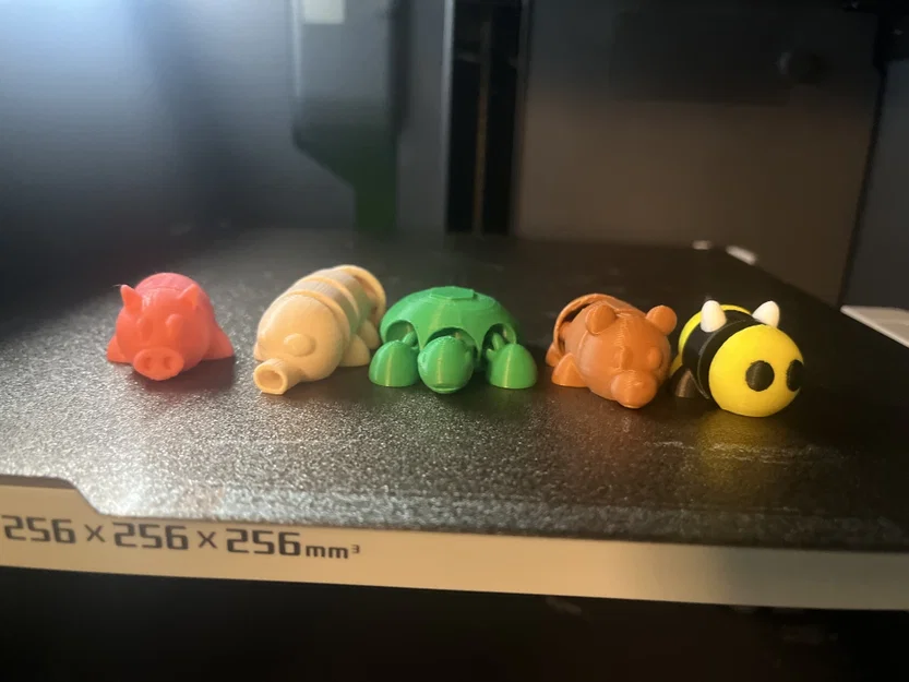 Mô hình gấu Articulated Bear và bộ sưu tập Mini Flexi in 3D - Image 3
