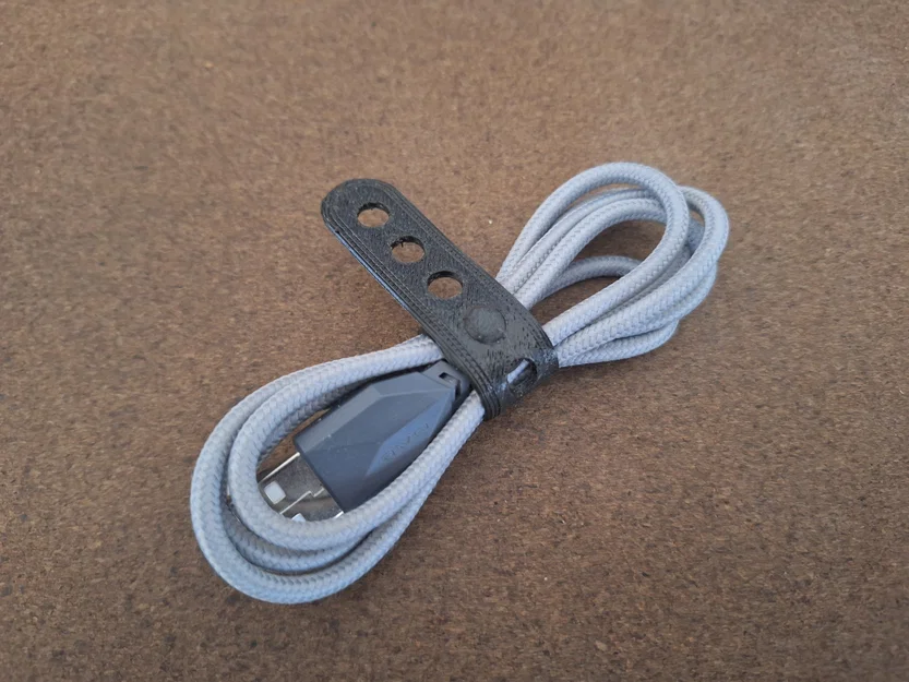 Dây rút cáp Flex Strap in 3D tái sử dụng bền bỉ - Image 1