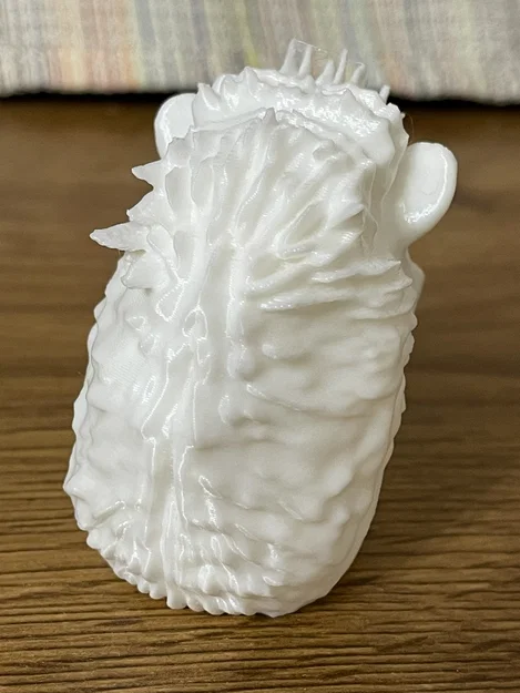 Mô hình chú nhím 3D đáng yêu từ AI - In không cần support - Image 4