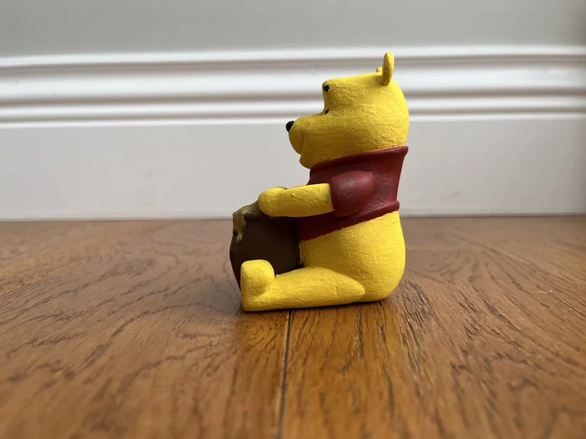 Ống cắm bút Winnie the Pooh đáng yêu - Mô hình in 3D trang trí bàn - Image 4