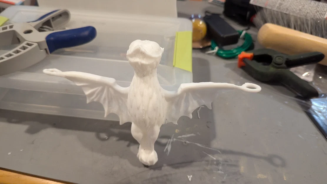 Mô hình dơi trang trí Haunted Mansion - Đỉnh cột 3D độc đáo - Image 4