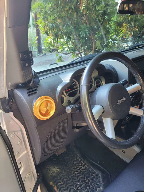 Hộp iris thay cửa gió Jeep JK (Jeep JK air vent iris box) - Image 3