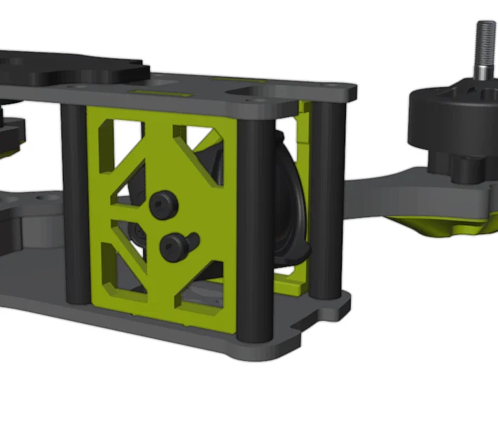 Giá đỡ DJI O3 Air Unit cho khung drone TBS SourceOne V5 - Image 3