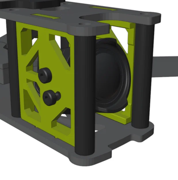 Giá đỡ DJI O3 Air Unit cho khung drone TBS SourceOne V5 - Image 6