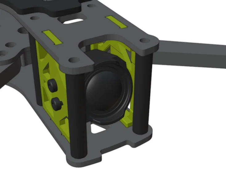 Giá đỡ DJI O3 Air Unit cho khung drone TBS SourceOne V5 - Image 8