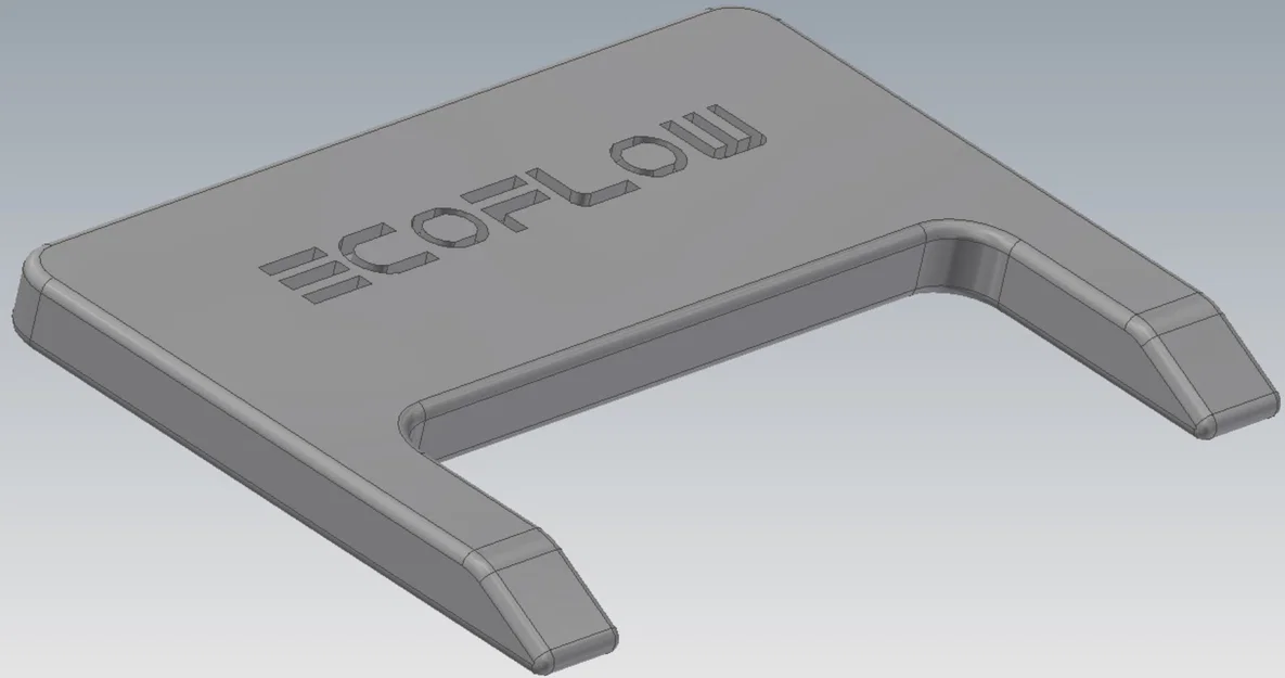 Chìa khóa tháo lắp cáp sạc máy phát điện EcoFlow in 3D - Image 1