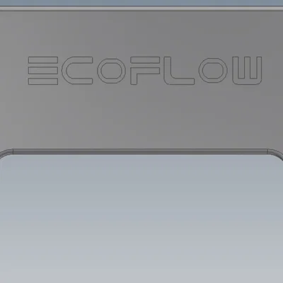 Chìa khóa tháo lắp cáp sạc máy phát điện EcoFlow in 3D