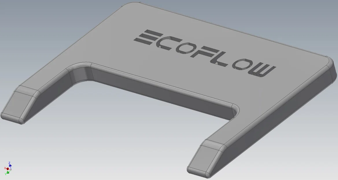 Chìa khóa tháo lắp cáp sạc máy phát điện EcoFlow in 3D - Image 3