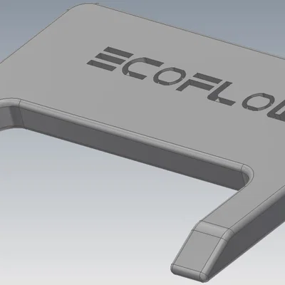 Chìa khóa tháo lắp cáp sạc máy phát điện EcoFlow in 3D