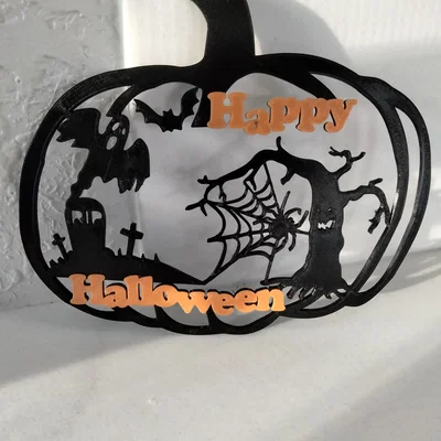 Mô hình treo cửa sổ trang trí Halloween độc đáo - File in 3D