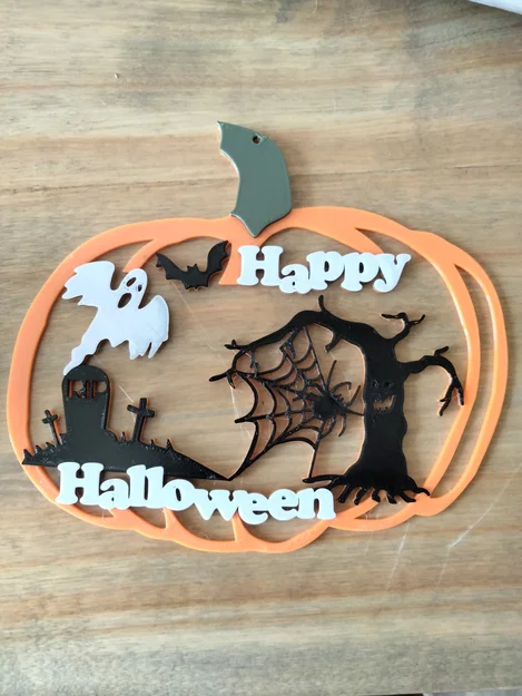 Mô hình treo cửa sổ trang trí Halloween độc đáo - File in 3D - Image 2