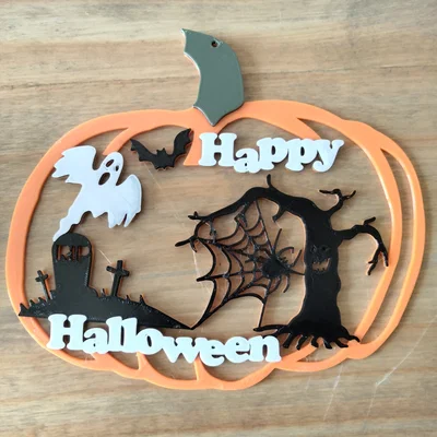 Mô hình treo cửa sổ trang trí Halloween độc đáo - File in 3D