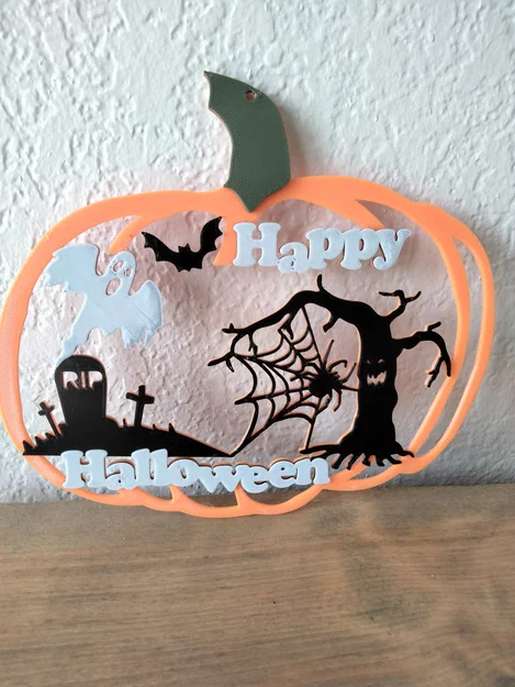 Mô hình treo cửa sổ trang trí Halloween độc đáo - File in 3D - Image 3