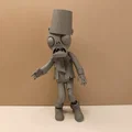Mô hình 3D Zombie đội xô Plants vs. Zombies có khớp cử động - Thumbnail 2
