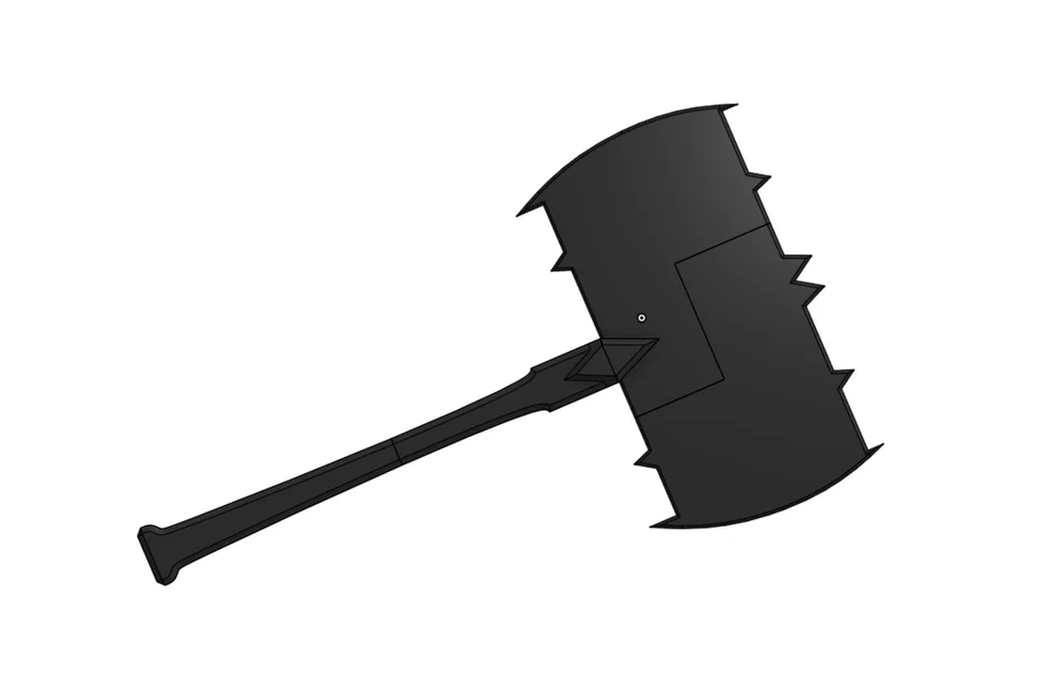 Mô hình rìu chiến Batman (Absolute Batman Comic) in 3D chi tiết - Image 1