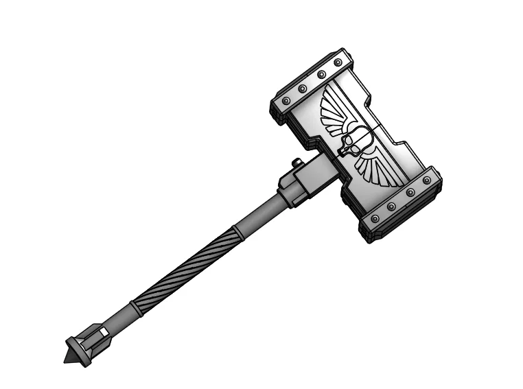 Mô hình Thunder Hammer 3D - Đạo cụ Cosplay ấn tượng - Image 1
