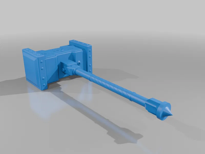 Mô hình Thunder Hammer 3D - Đạo cụ Cosplay ấn tượng - Image 2