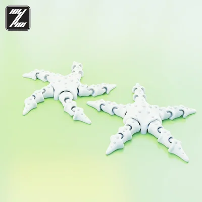Mô hình Flexible Starfish: Đồ chơi sao biển linh hoạt in 3D