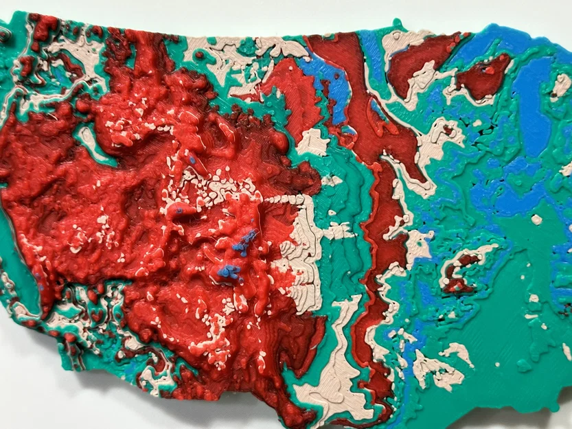 Bản đồ Địa hình 3D Hoa Kỳ (United States 3D Topographic Map) - Image 3