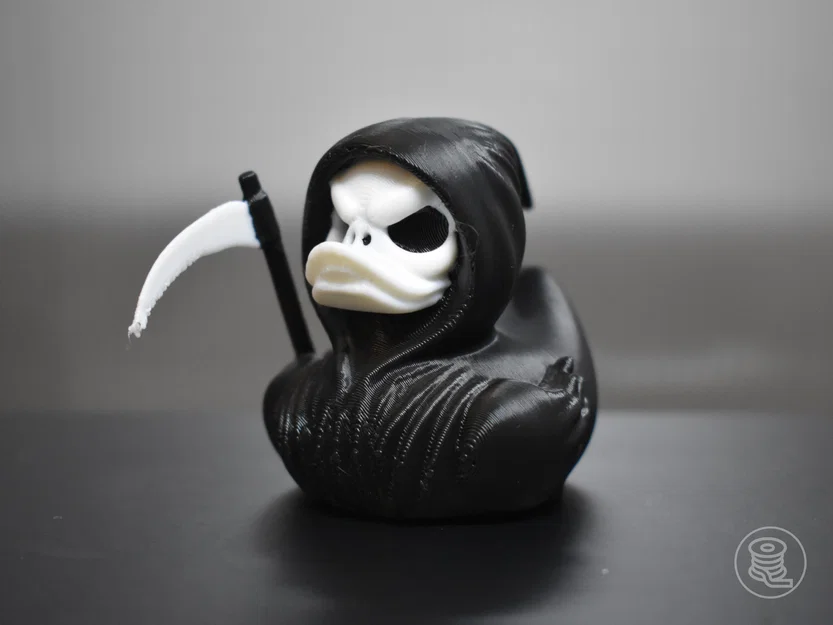 Mô hình in 3D vịt Thần chết Halloween Grim Reaper Duck cực ngầu - Image 1