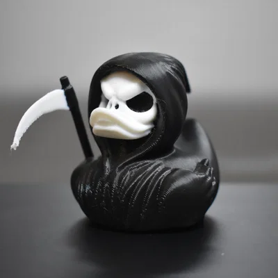 Mô hình in 3D vịt Thần chết Halloween Grim Reaper Duck cực ngầu