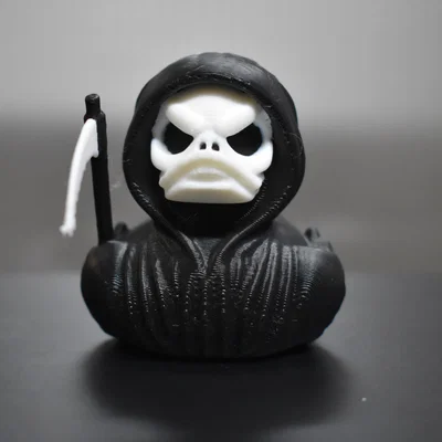 Mô hình in 3D vịt Thần chết Halloween Grim Reaper Duck cực ngầu