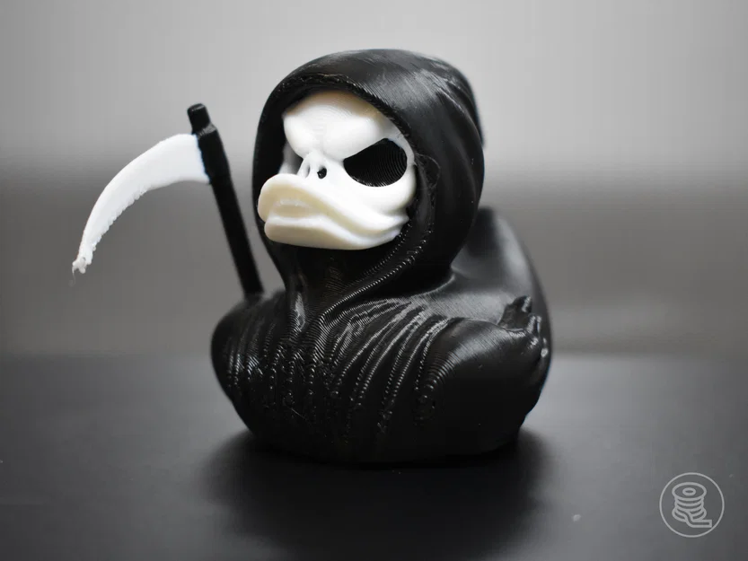 Mô hình in 3D vịt Thần chết Halloween Grim Reaper Duck cực ngầu - Image 3