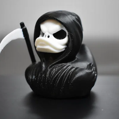 Mô hình in 3D vịt Thần chết Halloween Grim Reaper Duck cực ngầu