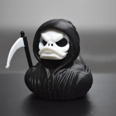 Mô hình in 3D vịt Thần chết Halloween Grim Reaper Duck cực ngầu