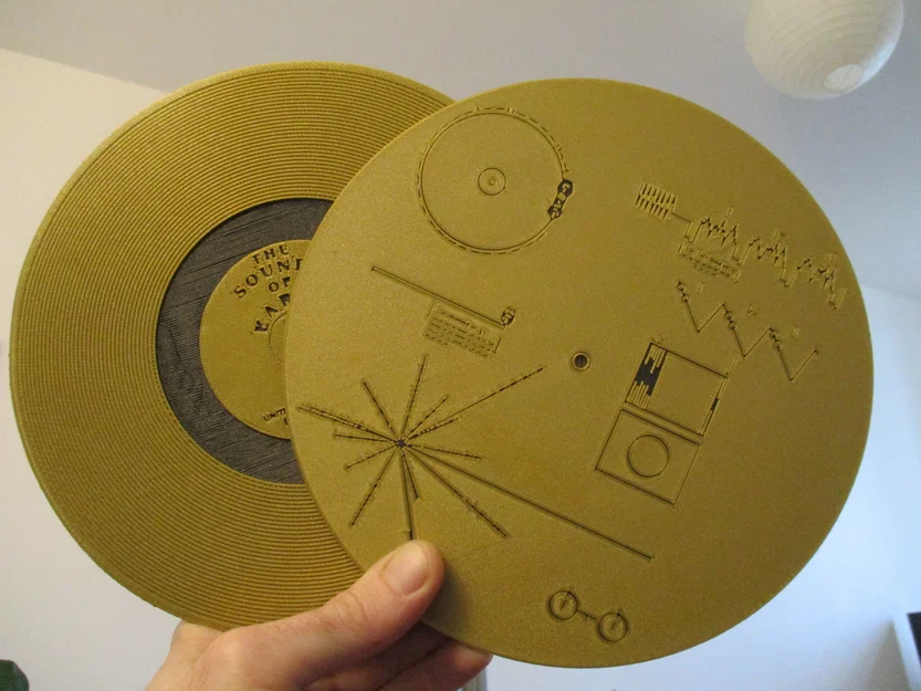 VOYAGER Golden Record (1977) - 2 Mặt - Image 1