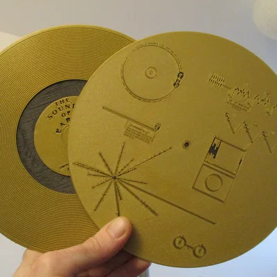 VOYAGER Golden Record (1977) - 2 Mặt