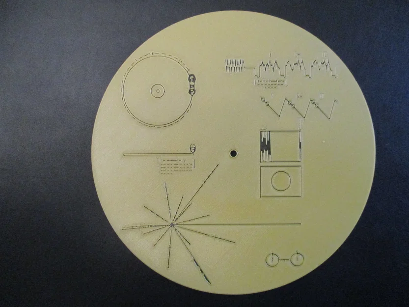 VOYAGER Golden Record (1977) - 2 Mặt - Image 2