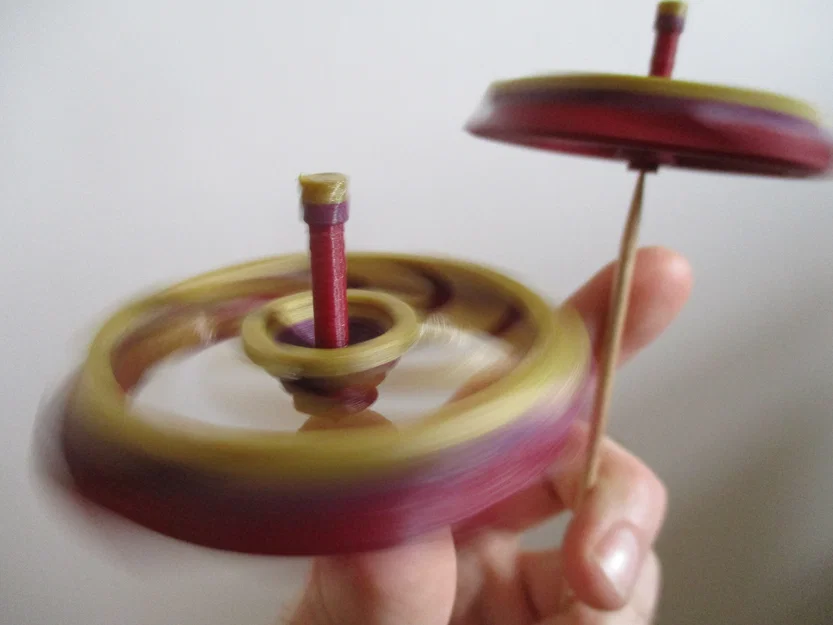 Con quay ngón tay Spinning Finger Top & Reversed Top - Image 1