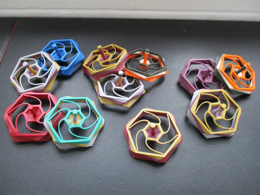 Con quay ngón tay Spinning Finger Top & Reversed Top - Image 2