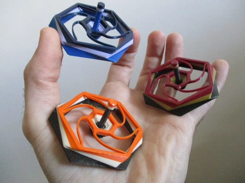 Con quay ngón tay Spinning Finger Top & Reversed Top - Image 8