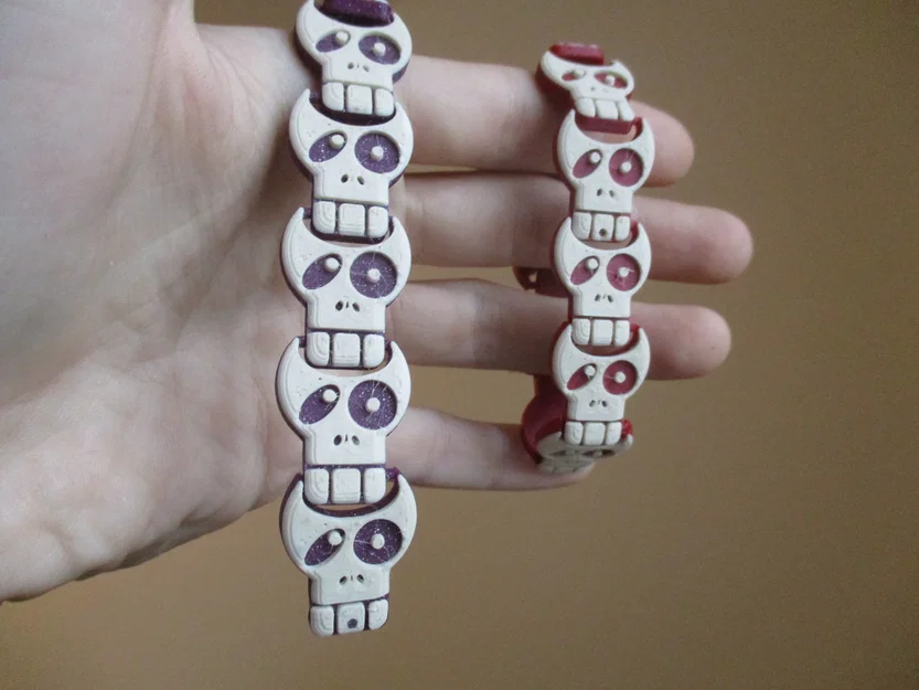 Skull Chain - Vòng tay print-in-place - Image 1