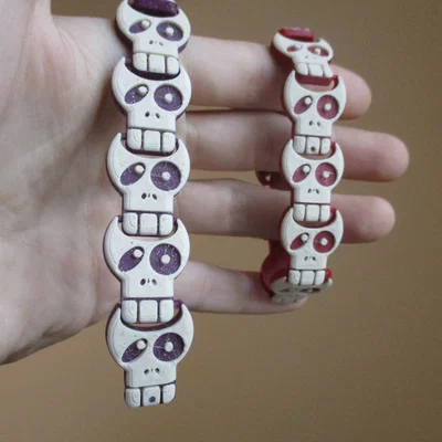 Skull Chain - Vòng tay print-in-place