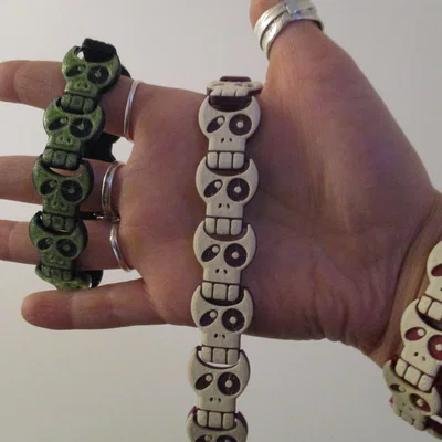 Skull Chain - Vòng tay print-in-place