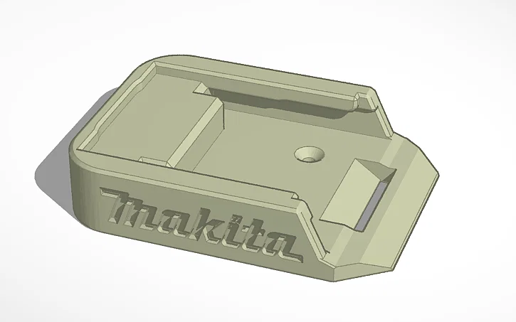 Giá treo pin Makita 18V - Phụ kiện in 3D gọn gàng cho xưởng cơ khí - Image 1