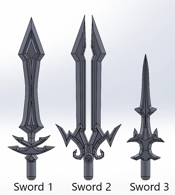 Bộ sưu tập kiếm Obsidian 5mm cho mô hình Transformers - Image 1