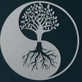 Tranh Treo Tường Cây Sự Sống Yin Yang (Yin Yang Tree of Life Wall Art) - Thumbnail 1