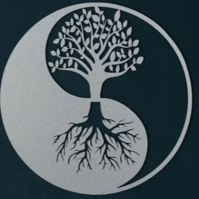 Tranh Treo Tường Cây Sự Sống Yin Yang (Yin Yang Tree of Life Wall Art)