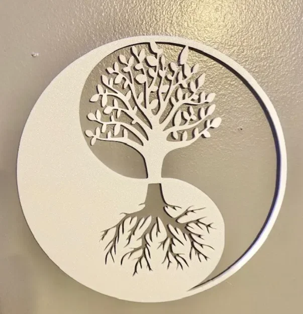 Tranh Treo Tường Cây Sự Sống Yin Yang (Yin Yang Tree of Life Wall Art) - Image 2