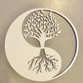Tranh Treo Tường Cây Sự Sống Yin Yang (Yin Yang Tree of Life Wall Art) - Thumbnail 2