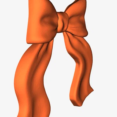 Mô hình ruy băng thắt nơ trang trí đẹp mắt