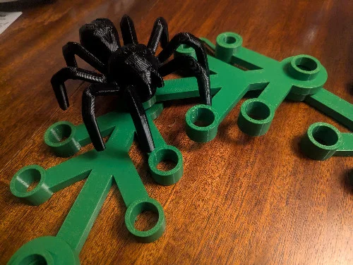 Mô hình nhện 3D trang trí vòng hoa Lego độc đáo - Image 1