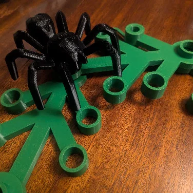 Mô hình nhện 3D trang trí vòng hoa Lego độc đáo