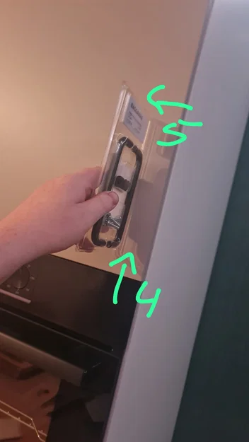 Schablone/Template tay nắm cửa IKEA Bagganäs - Image 2